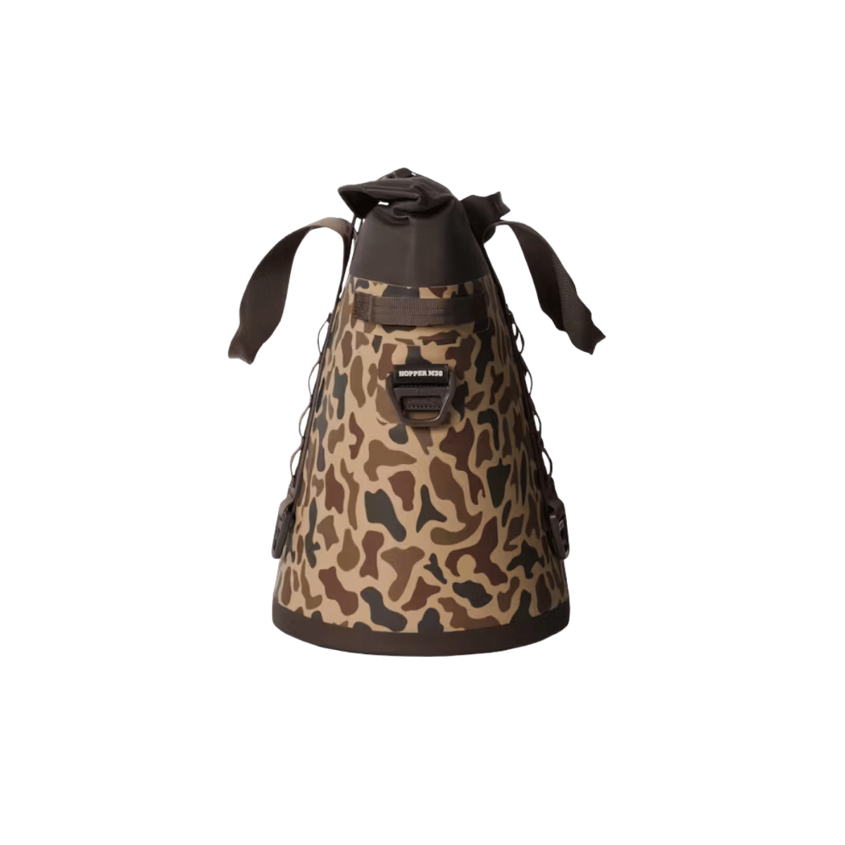 YETI PREMIUM HOPPER M30 2.0 - 30 OZ - WETLANDS CAMO - SIDE VIEW