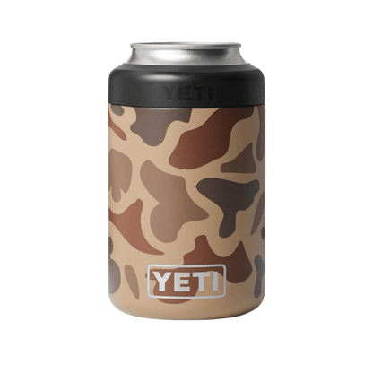YETI PREMIUM RAMBLER COLSTER 2.0 - WETLANDS CAMO - FRONT VIEW