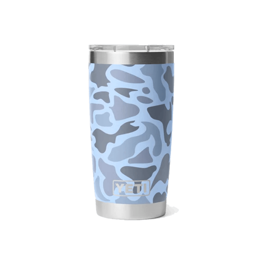 YETI PREMIUM RAMBLER TUMBLER MS 20 OZ - BLUE CAMO