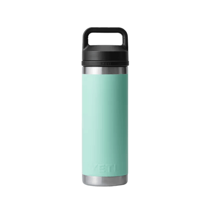 YETI 18 OZ RAMBLER BOTTLE CHUG - SEAFOAM - BACK VIEW