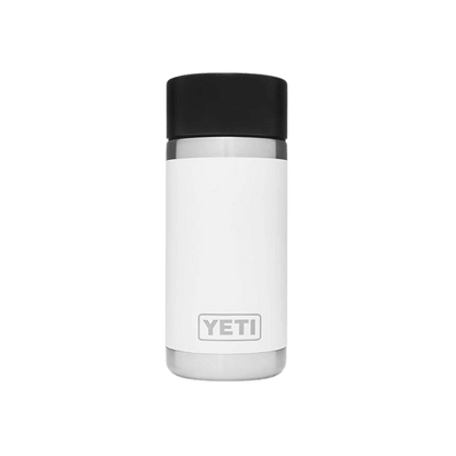 YETI 12 OZ RAMBLER BOTTLE - WHITE - FRONT VIEW
