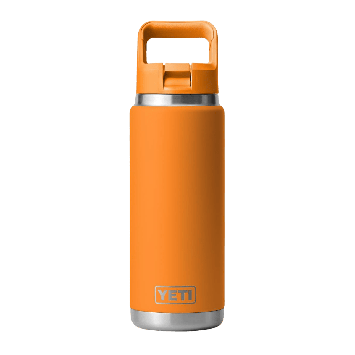 YETI 26 OZ RAMBLER COLOR CAP STRAW BOTTLE - KING CRAB ORANGE