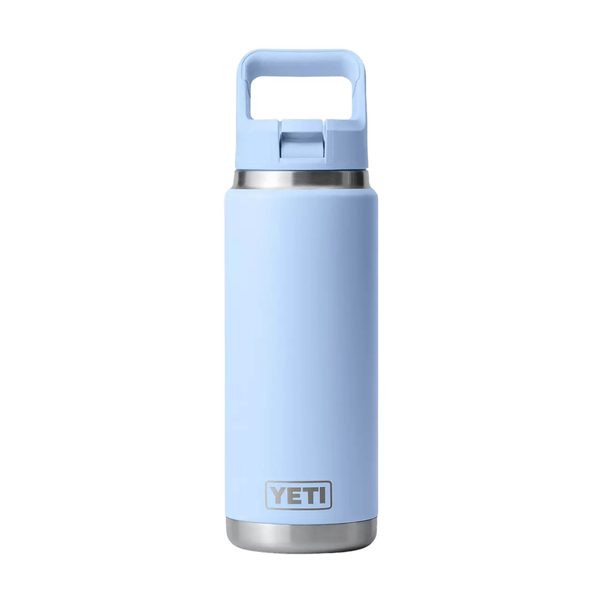 YETI 26 OZ RAMBLER COLOR CAP STRAW BOTTLE - BIG SKY BLUE