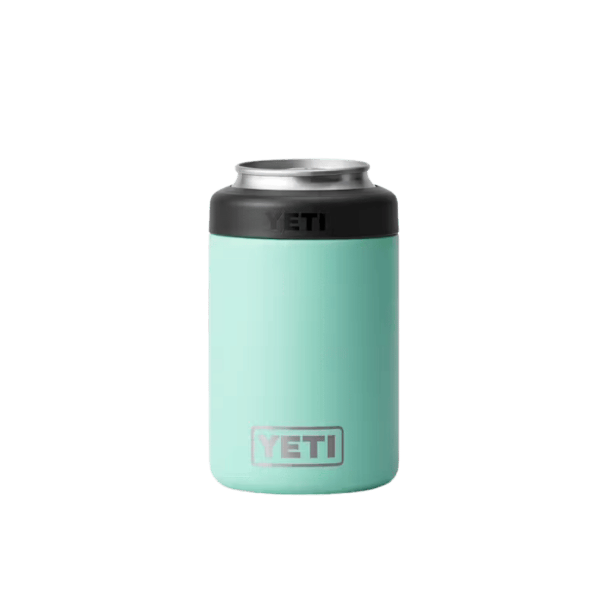 YETI RAMBLER COLSTER CAN INSULATOR - SEAFOAM - FRONT VIEW