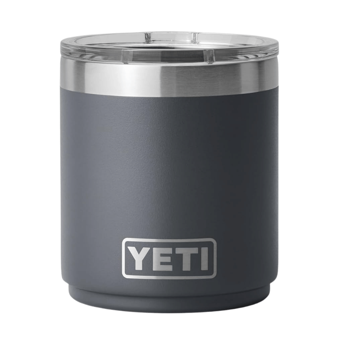 YETI RAMBLER 10 OZ LOWBALL - CHARCOAL