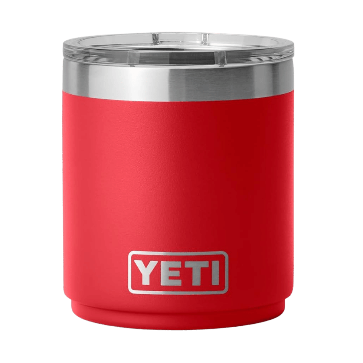 YETI RAMBLER 10 OZ LOWBALL - RESCUE RED