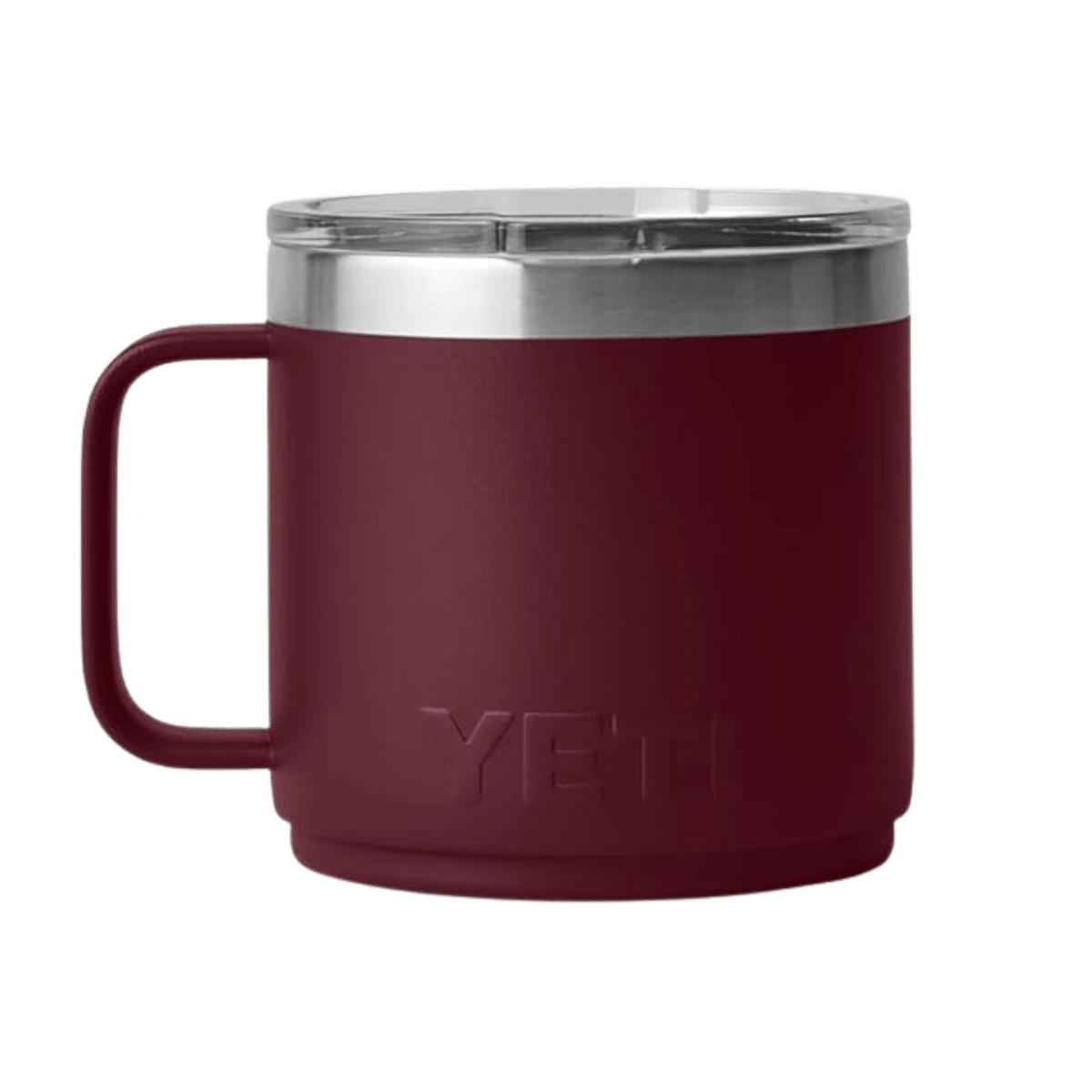 YETI 14 OZ RAMBLER MUG WITH LID - WILD VINE RED