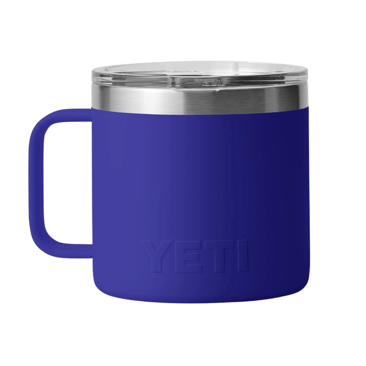 YETI 14 OZ RAMBLER MUG WITH LID - OFF SHORE BLUE