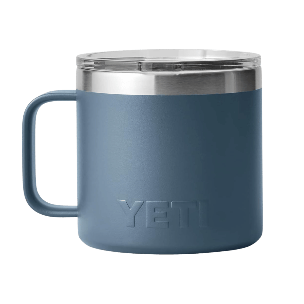 YETI 14 OZ RAMBLER MUG WITH LID - NORDIC BLUE