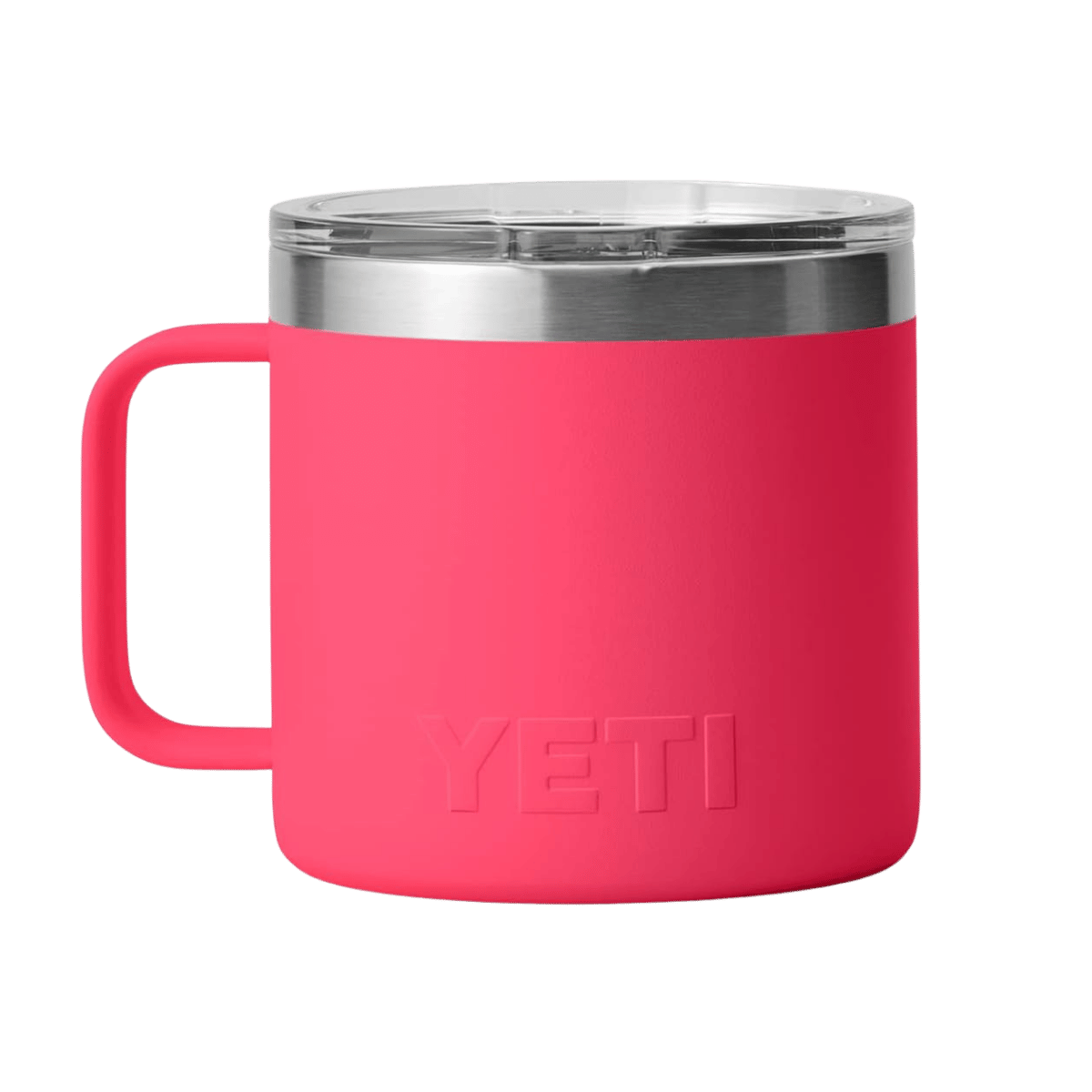 YETI 14 OZ RAMBLER MUG WITH LID - BIMINI PINK