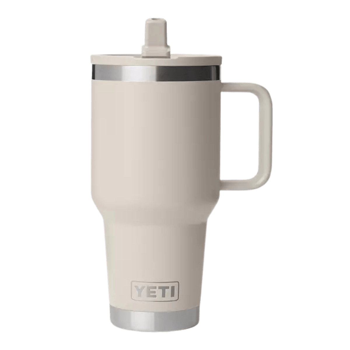 YETI RAMBLER 30 OZ TRAVEL MUG WITH MATCHED STRAW LID - CAPE TAUPE