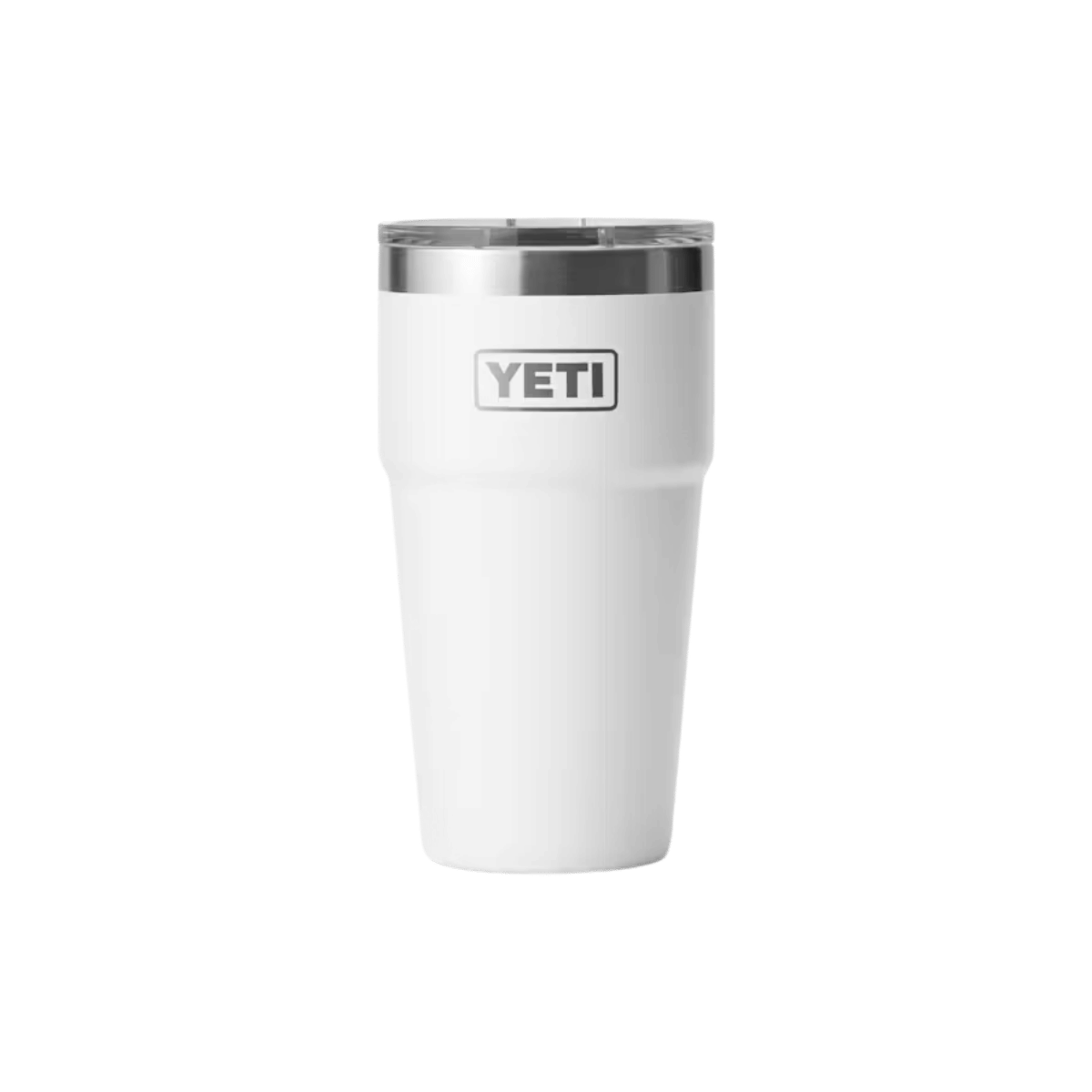 YETI RAMBLER 20 OZ WITH MAGSLIDER STACKABLE CUP - WHITE