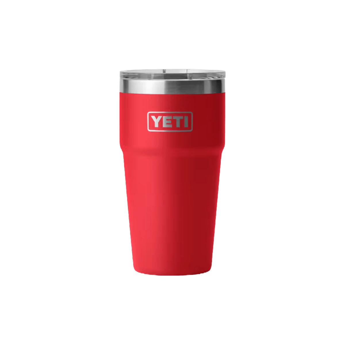 YETI RAMBLER 20 OZ WITH MAGSLIDER STACKABLE CUP - RESCUE RED