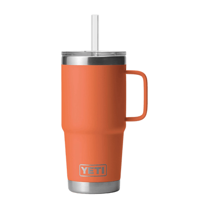 YETI RAMBLER 25 OZ TUMBLER STRAW MUG - HIGH DESERT CLAY