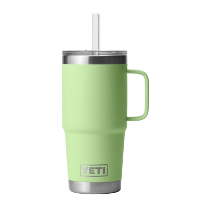 YETI RAMBLER 25 OZ TUMBLER STRAW MUG - KEY LIME