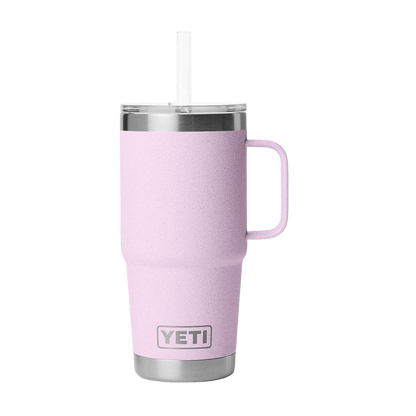 YETI RAMBLER 25 OZ TUMBLER STRAW MUG - CHERRY BLOOSOM