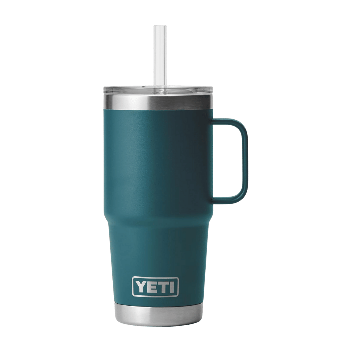 YETI RAMBLER 25 OZ TUMBLER STRAW MUG - AGAVE TEAL