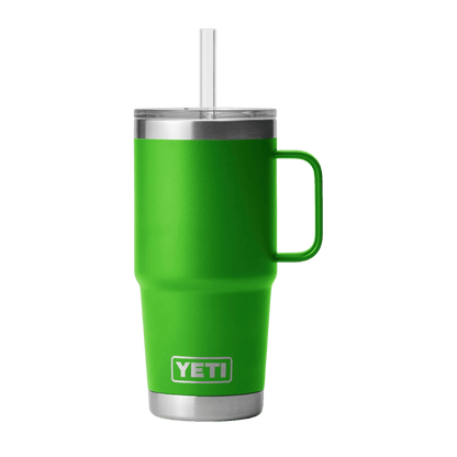 YETI RAMBLER 25 OZ TUMBLER STRAW MUG - CANOPY GREEN