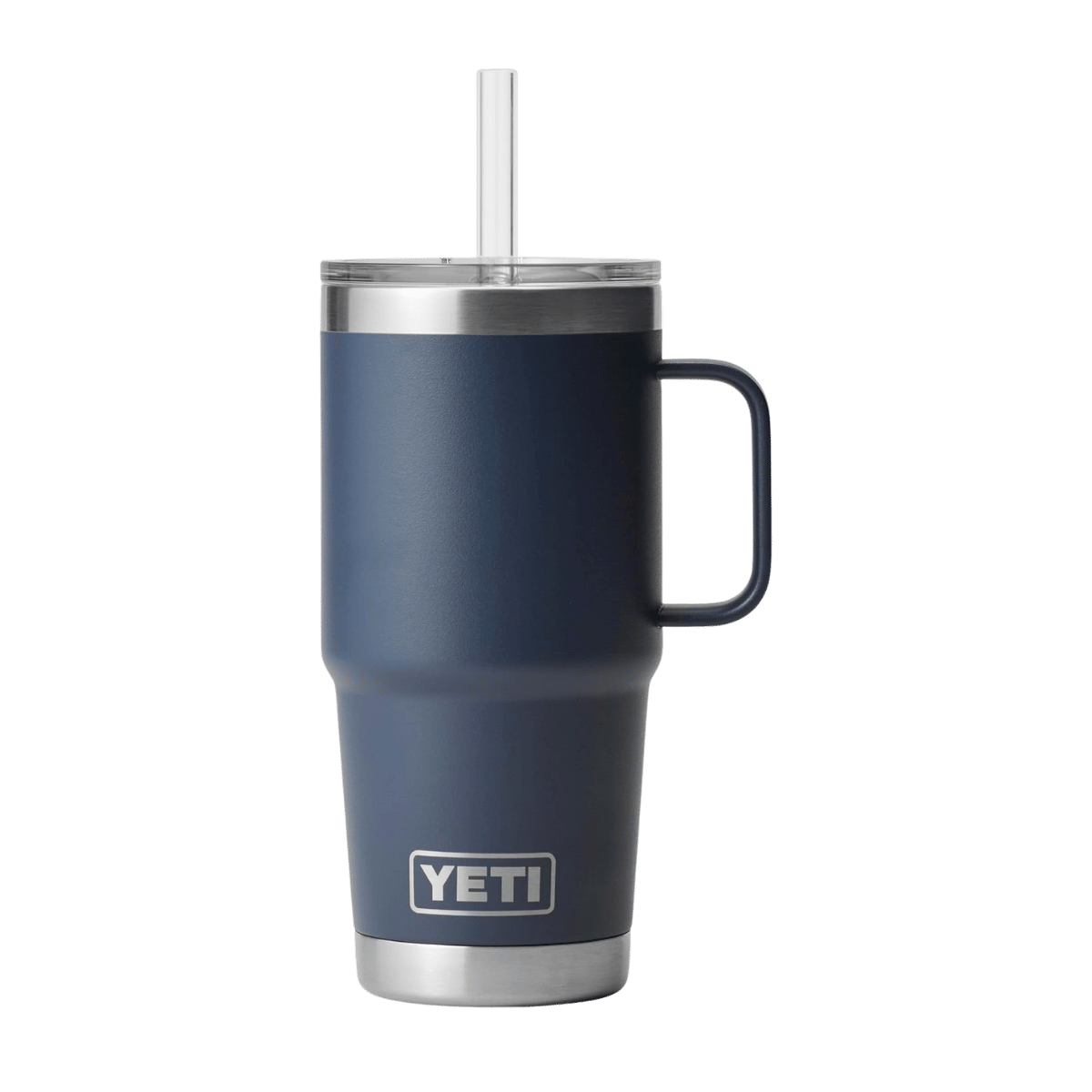 YETI RAMBLER 25 OZ TUMBLER STRAW MUG - NAVY