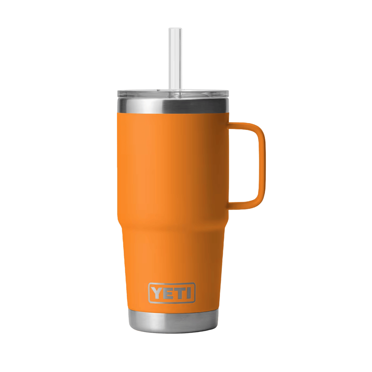 YETI RAMBLER 25 OZ TUMBLER STRAW MUG - KING CRAB ORANGE