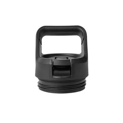 YETI RAMBLER BOTTLE STRAW CAP - BLACK - BACK VIEW