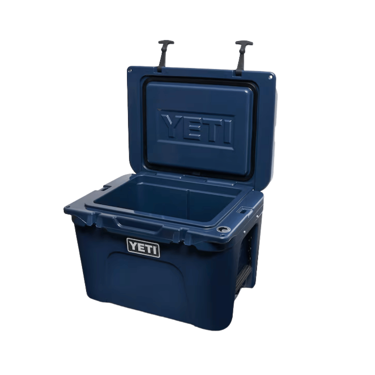 YETI TUNDRA 35 HARD COOLER - NAVY - SIDE VIEW