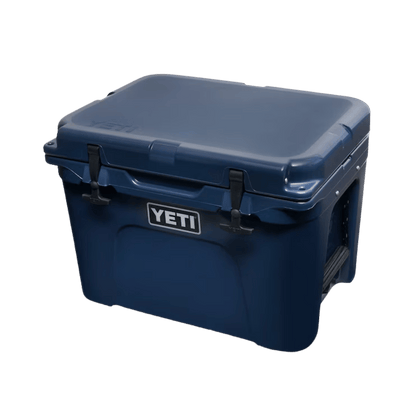 YETI TUNDRA 35 HARD COOLER - NAVY - TOP VIEW