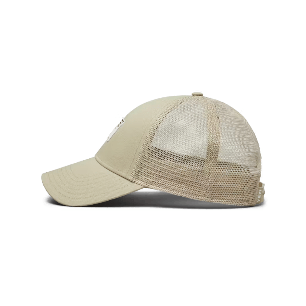 YETI TUNDRA BADGE LOW PRO TRUCKER - ONE SIZE - KHAKI - SIDE VIEW
