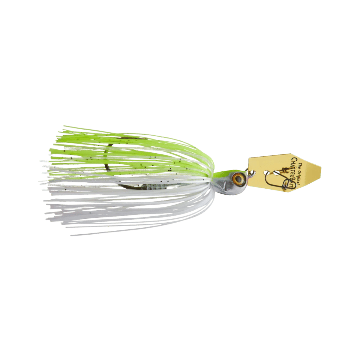Z-MAN FISHING CHATTERBAIT ELITE EVO JIG CHARTREUSE WHITE