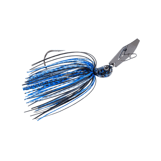Z-MAN FISHING CHATTERBAIT JACKHAMMER BLACK BLUE IMAGE