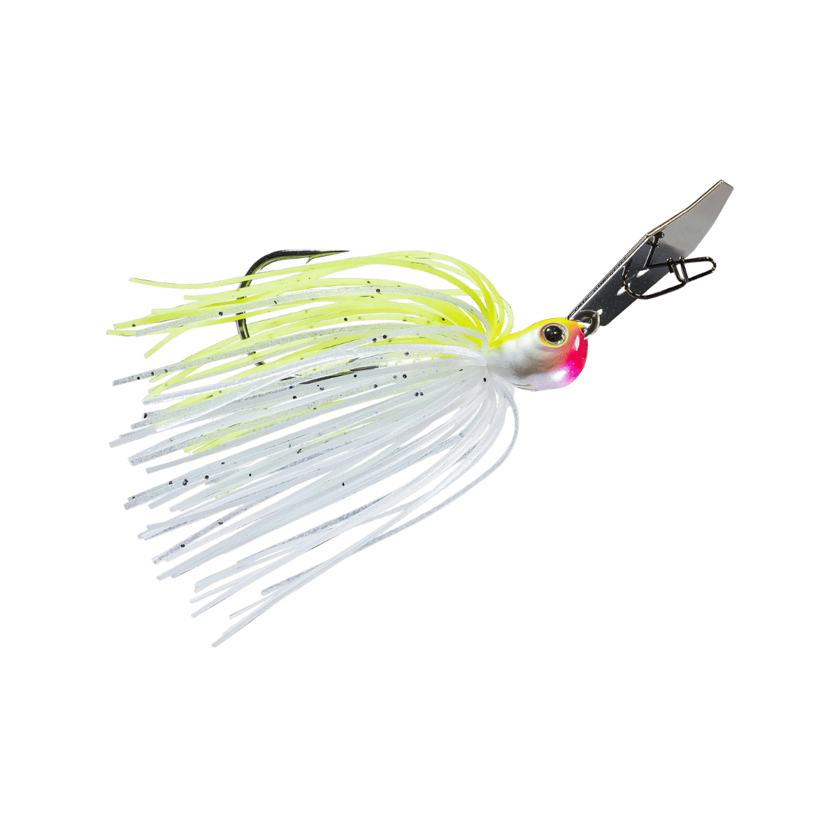 Z-MAN FISHING CHATTERBAIT JACKHAMMER CHARTREUSE WHITE IMAGE