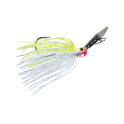 Z-MAN FISHING CHATTERBAIT JACKHAMMER CHARTREUSE WHITE IMAGE