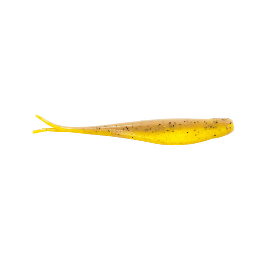 Z MAN FISHING ELAZTECH SCENTD JERK SHADZ 5PK BRUISED BANANA