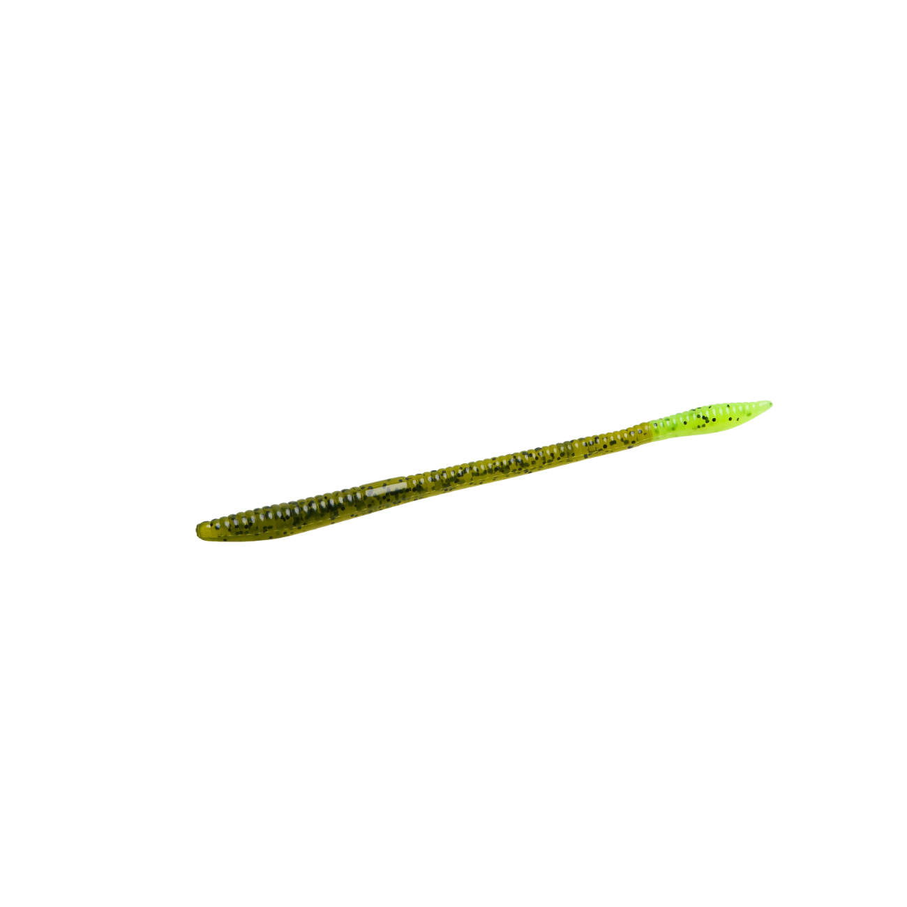 ZOOM TRICK WORM 20PK WATERMELON CHARTREUSE