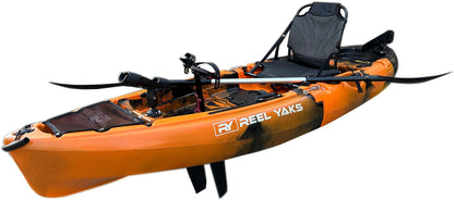 ReelYaks Raptor 9.5ft Fin Drive Modular Fishing Kayak