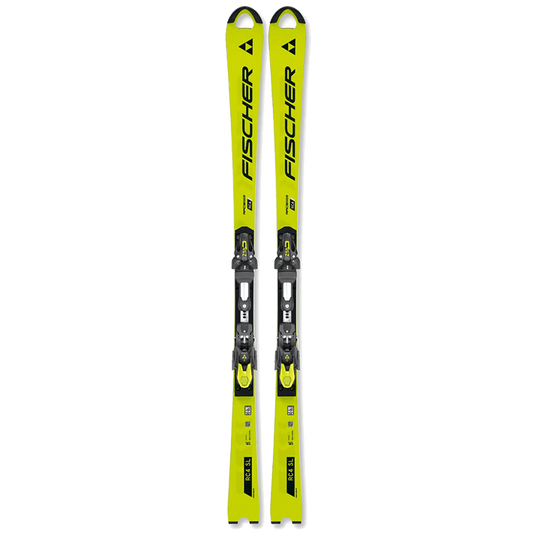 FISCHER WOMEN RC4 WORLDCUP SL SKIS + RC4 Z18 BINDINGS 2024 
FRONT VIEW