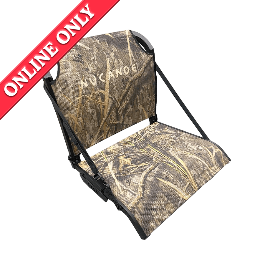 NuCanoe Mossy Oak Shadowgrass FUSION Seat showing its sold online only