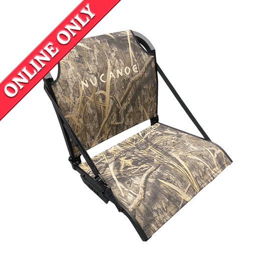 NuCanoe Mossy Oak Shadowgrass FUSION Seat showing its sold online only
