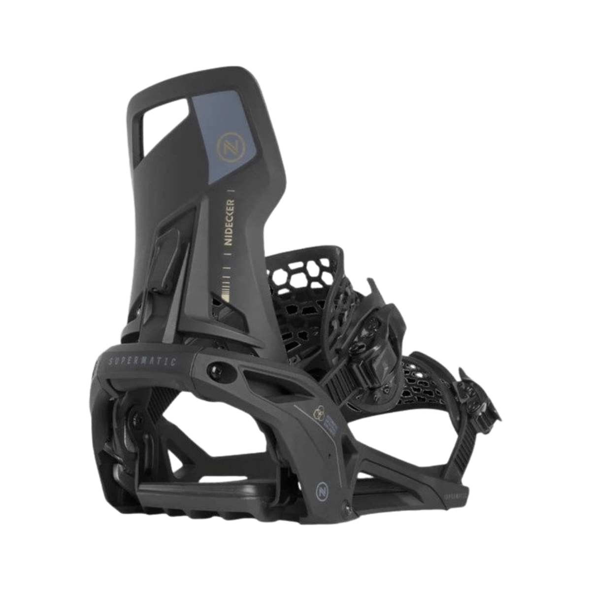 NIDECKER SNOWBOARD SUPERMATIC BINDING 24/25 BLACK