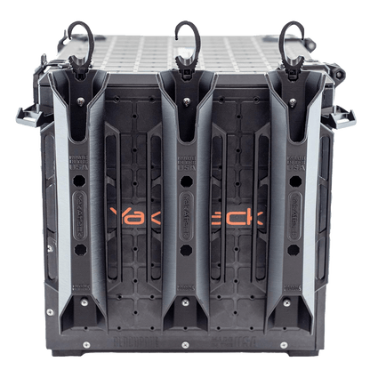 BLACKPAK PRO KAYAK FISHING CRATE - 13" x 16" 3 rod holders attached