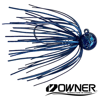 The Ringer Finesse Football Jig - Black Blue