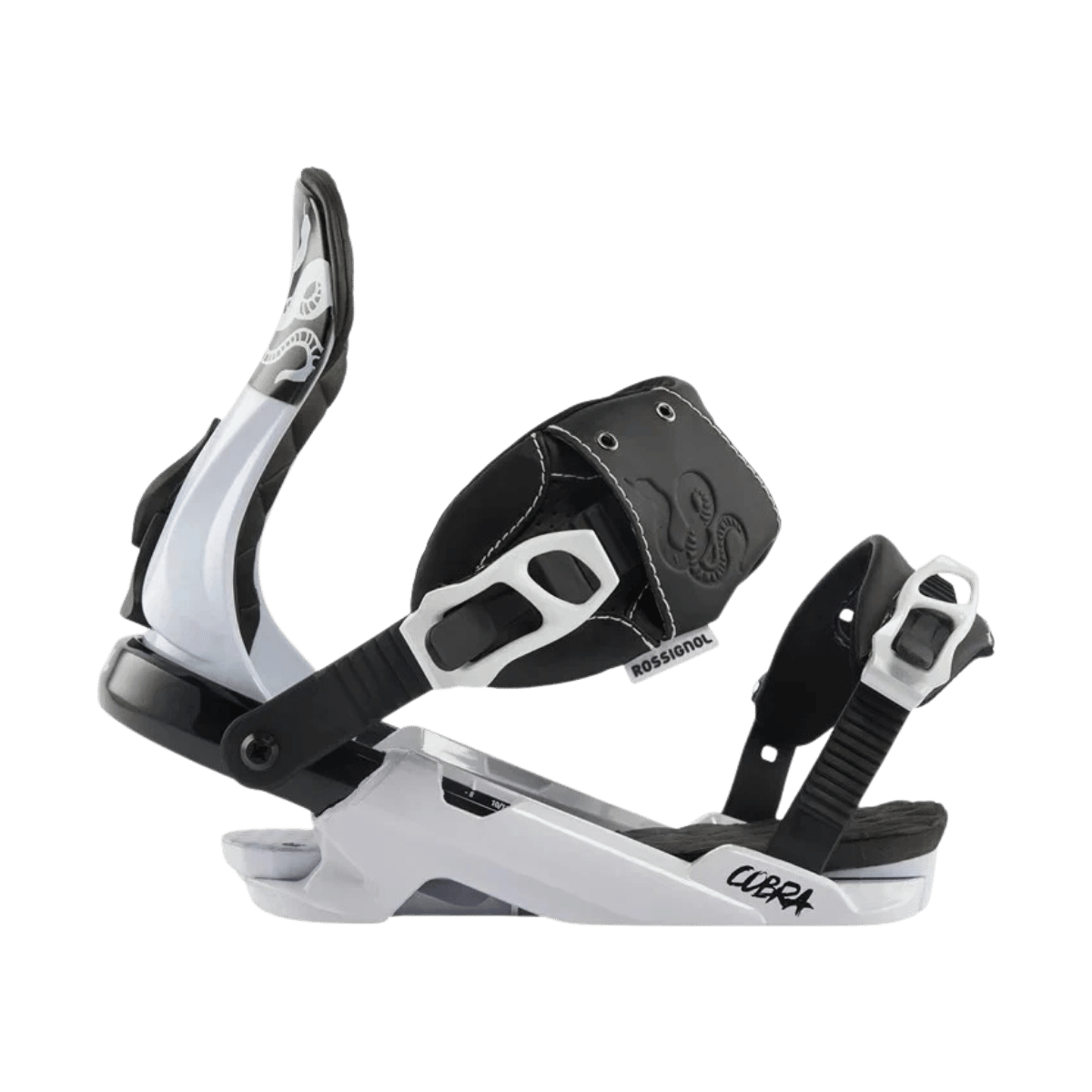 ROSSIGNOL COBRA WHITE SNOWBOARD BINDINGS 2025-2026-RIGHT SIDE