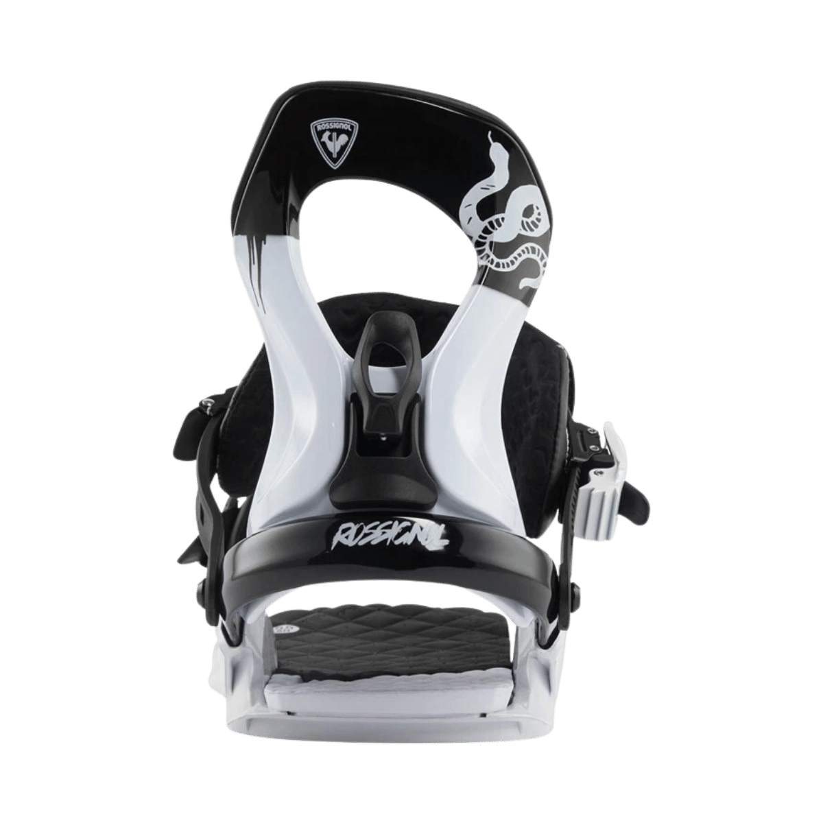ROSSIGNOL COBRA WHITE SNOWBOARD BINDINGS 2025-2026-BACK VIEW