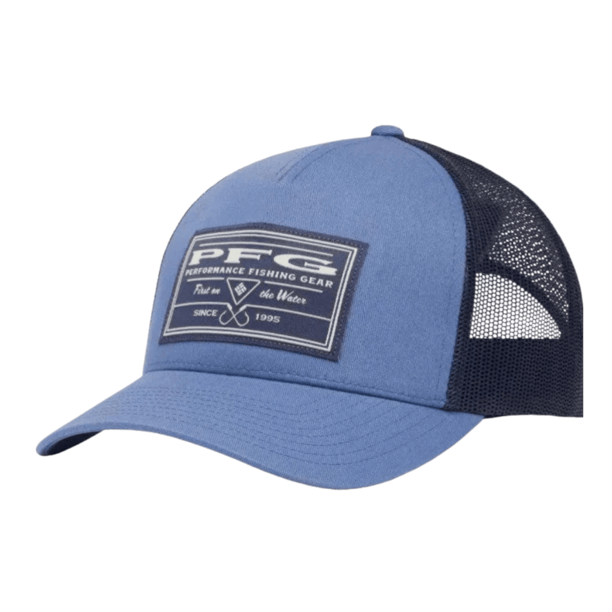 COLUMBIA PFG UNCHARTED MESH SNAP BACK - ONE SIZE - BLUEBELL - FRONT VIEW