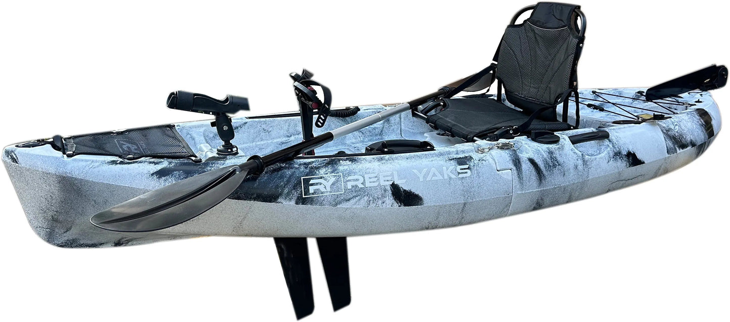 ReelYaks Raptor 9.5ft Fin Drive Modular Fishing Kayak
