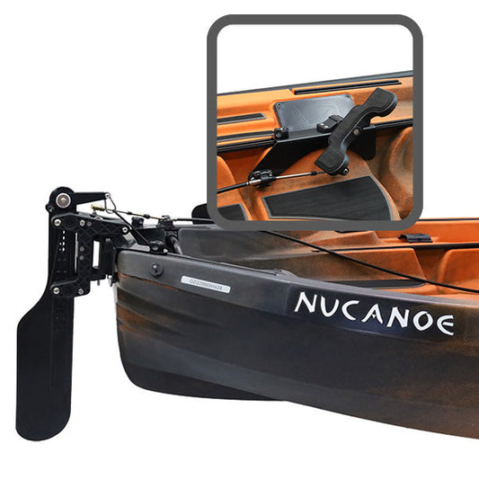 NuCanoe QC Rudder System - FOOT Steer - U10
