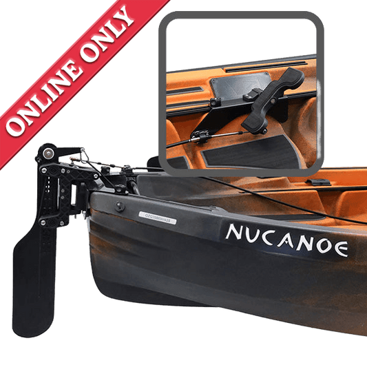 NuCanoe QC Rudder System - FOOT Steer - U10 showing its sold online only