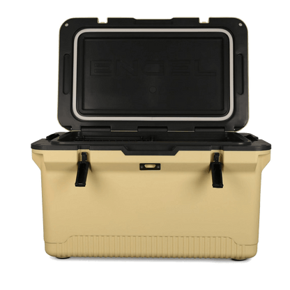 ENGEL 60 QUARTS ULTRALITE INJECTION MOLDED COOLER WITH WIRE BASKET AND DIVIDER