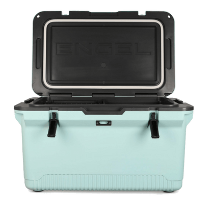 ENGEL 60 QUARTS ULTRALITE INJECTION MOLDED COOLER WITH WIRE BASKET AND DIVIDER