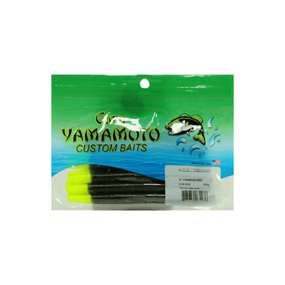 Yamamoto Senko worm 10 Pk Green Pumpkin/Chart Tail 5"